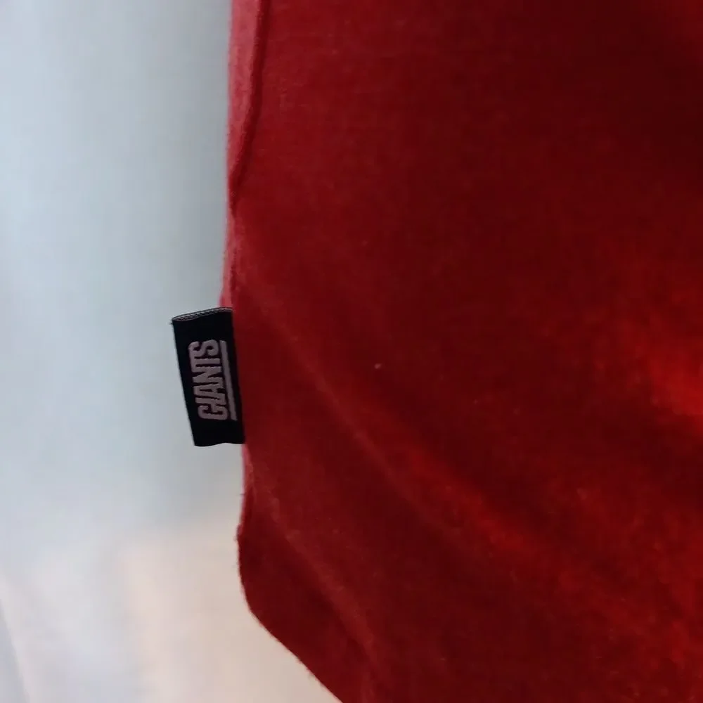 Nike NFL New York Giants Women's Red V-Neck Tee